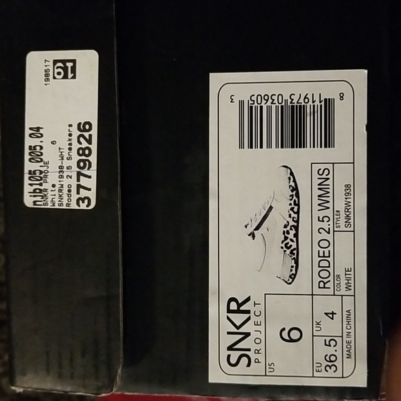 SNKR Project women's Rodeo 2.5 Size 6 - Picture 15 of 15